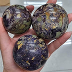 Meditation Home Natural Sugilite Crystal Ball Healing Home Decoration (Size : 5-5.5cm)