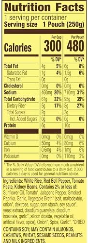 Old El Paso Rice, Mexican Style Rice, Microwavable Pouch, 8.8 oz