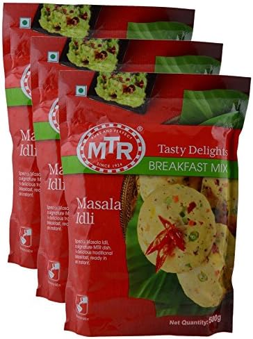 Star Combo - MTR Breakfast Mix Masala Idli, 500g (Pack of 3) Promo Pack.