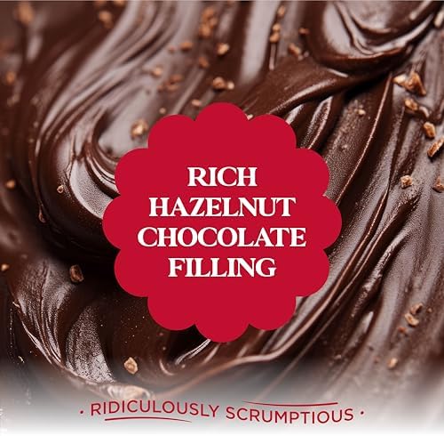 got milk? Wafer Rolls, Hazelnut, 17-ounce Box with 30 Rolls, Individually Wrapped Rolled Wafer Spirals with Filling, Hazelnut Wafer Cookies for Dessert or Snack, Retail Pack