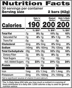 Nature Valley Crunchy Granola Bars, Value Pack, 60 Bars, 44.7 OZ Count (30 Pouches)