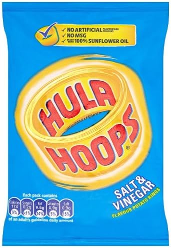 Kp Hula Hoops, Salt and Vinegar, 1.19 Ounce (Pack of 48)