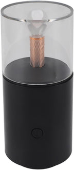 SIXRUN Car Diffuser Humidifier Portable Aromatherapy Essential Oil Mini USB Candlelight for Home Office Car (Black)