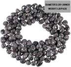 Nupuyai 1lb(About 460g) Polished Tumbled Stones Irregular Crystals for Healling/Energy/Wicca Smooth Cherry Blossom Pomegranate Stones for Home/Gardden Decor 0.39"-1.18"