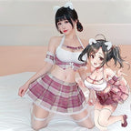 Female student sexy mischievous set cosplay anime JK uniform underwear