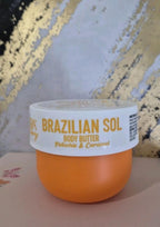 Brazilian Sol Luxury Body Butter, Pistachio and Caramel Scented, 6 oz (170g)