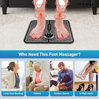 Phixnozar TENS & PMS,Transcutaneous Electronic Nerve Stimulator, EMS Foot Massage for Muscle Relaxation, LCD Display Screen