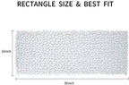 Pebble Bath Mat for Bathtub to Anti Slip Bathtub Mat in Shower with 16 Inches by 35 Inches (Clear)