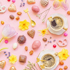 Mothers Day Gift Basket | Candy and Nut Sweet and Savory Gourmet Snack Box | Chocolate Flowers and Candy | Best Gift Idea for Mom, Women, Her, Mother, Grandmother- Bonnie and Pop