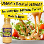 Japanese Roasted Sesame Dressing Low Calorie – Only 51 Calories per Serving, 0g Saturated Fat, Creamy Goma Sauce Made with Japanese Mayonnaise for Salads, Bowls, Dumplings & Noodles, Rich Umami Flavor, Made in Japan, 8.8 oz (250g)
