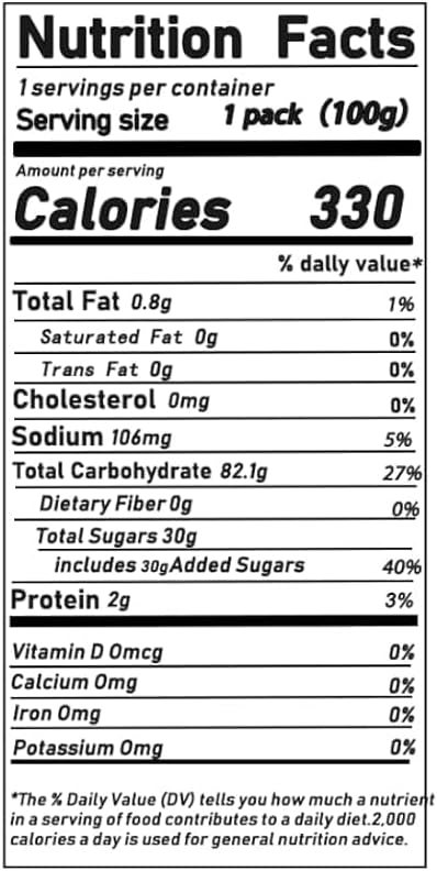 Mango Soft Candy 3.5 Ounces Assorted Candy Chewing Candy Chinese Candy Fruit Flavor Candy Casual Snacks (7 oz(200G))