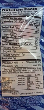 Coastal Bay Confections (1) Bag Sugar Free Hard Candy - Assorted Fruit Flavors - Sweetened With Splenda Fat Free 3 oz