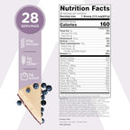 TransformHQ Meal Replacement Shake Powder 28 Servings (Blueberry Cheesecake) - Gluten Free, Non-GMO