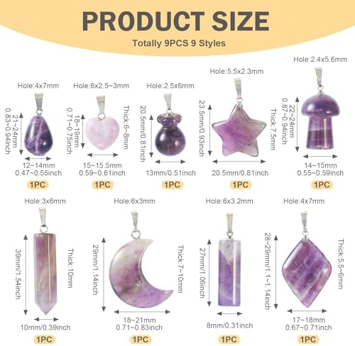Irregular Natural Gemstone Pendants Assorted Healing Crystal Chakra Stone Pendants for Women Men Bracelet Necklace Earring Jewelry Making