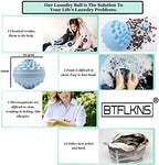 Eco-Friendly Laundry Balls Set, With Ceramic Balls & Storage Bag (200g x 2, Blue)