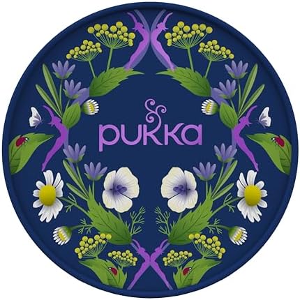 Pukka Tea Organic, Herbal Tea Sampler For Everyday Wellness, Best for Birthdays, Anniversaries & Holidays, Caffeine Free, 90 Bags, 6 Flavors