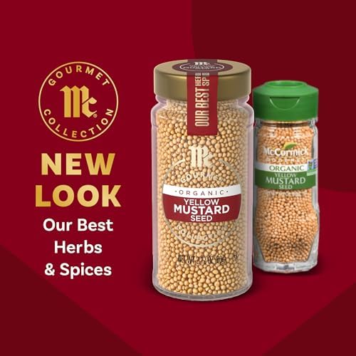McCormick Gourmet Organic Yellow Mustard Seed, 2.12 oz