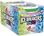Ice Breakers Duo Fruit Plus Cool Watermelon Sugar Free Mints Tins, 1.3 oz (8 Count)