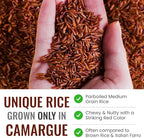 Straight from France Genuinely French, Red Rice from Camargue, Good Alternative to Brown Rice and Italian Farro, Ideal in Rice Pilaf, Soups, Salads and Alongside Grilled Meats, 14.5 Oz