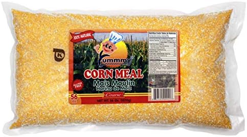 Yummmy Cornmeal Coarse Grind - Harina de Maíz Molido Grueso, 3.5 Lbs. (56 Oz), Super Grit, Stone Ground, Kosher Certified, Gluten Free