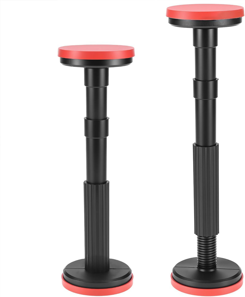QWORK Adjustable Telescopic Support Pole 7–17.7 inch Range, 2 Pack Stable Load Stand for Cabinet, Sink & Furniture Installation