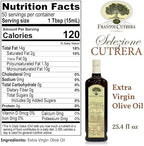 Frantoi Cutrera - Selezione - Extra Virgin Olive Oil from Italy, Sicilian Pure EVOO, Premium 2022/23 Early Harvest First Cold Pressed, Olive Oil High In Polyphenols, 24.5 Fl Oz (Pack of 1)
