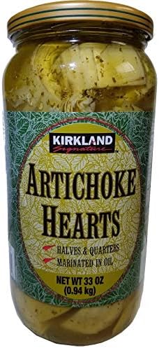 Kirkland signature artichoke hearts marinated in oil 33 oz