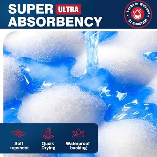 Tear-Resistant Disposable Bed Pads 30" x 36" 100 Count Absorbent Underpads, Chux Thicker Extra Large Incontinence Bed Pads, Pee Pads for Adults, Kids, Elderly, Pets