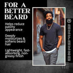 Beard Gains Beard Oil for Men - Organic Beard Growth Oil, Moisturizer & Conditioner, Softens & Strengthens Facial Hair, Reduces Itch, Promotes Healthy Beard (1oz, Pristine)