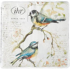 Boston International C811100 IHR Cocktail Beverage Paper Napkins, 5 x 5-Inches, Happy Little Titmice