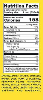 Aneto Valencian Paella Cooking Base Broth, 33.83 Fluid Ounce (6 pack)