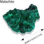 Apengshi 1.2-2'' Malachite Raw Stone Natural Crystal Healing Crystal and Stone Rough Rocks for Fountain Home Garden Decor Meditation