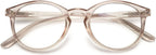 Blue Light Blocking Reading Glasses Round Women Men Spring Hinge Lightweight Computer Reader Eyeglasses Eyewear
