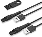 Superer 5V USB Charger Cord Fit for Philips Norelco One Blade 360 Newer Model QP2724 QP2834 QP1924 QP4631 QP6542 QP4530, MG7910 MG5910 MG9510 MG9525, X3001 S3341 X3052, for Phillips Power Shaver Cable