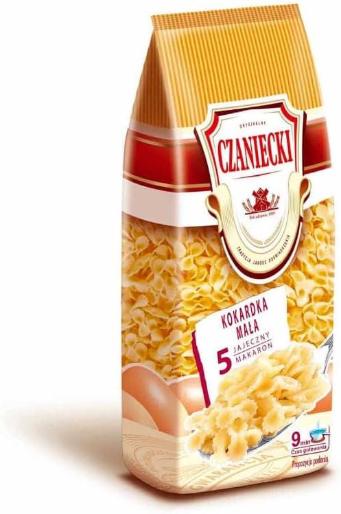 Czaniecki Pasta 5 Eggs (3 - PACK (3 x 250g), Bow Small (Kokardka Mala))