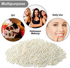 Nuanchu 100g Tooth Repair Kit Moldable Beads for Teeth Replacement Thermal Adhesive Tooth Solid Gel Temporary Fake Teeth Filler for Filling, Fixing, Missing, Broken Halloween Party DIY Cosplay