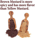 The Spice Way Brown Mustard Seeds - whole seeds, 8 oz