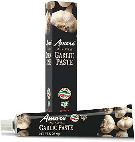 Amore Paste Garlic, 3.2-Ounce Tubes (Pack of 6)