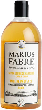 Marius Fabre 1900 Marseilles Liquid Soap Honey Refill 33.81 Ounces