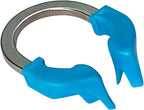 Dental Sectional Matrix Ring Clamp Spring Clip, Autoclavable Nickel Titanium Orthodontic Clamp Rings, Dental Sectional Contoured Matrices System for Pre and Post Molars (R6 Blue 1PCS)