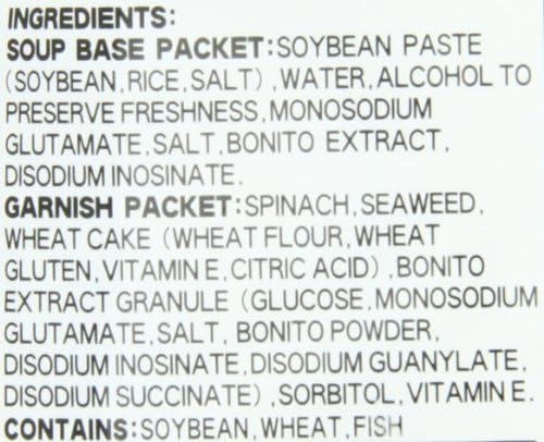 Miko Brand Instant Spinach Miso Soup, 5.76 Oz