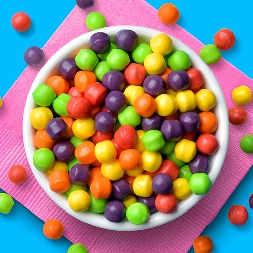 SweeTARTS Mini Chewy Candy, Mixed Fruit Flavors (Cherry, Grape, Lemon, Apple & Orange), Sweet & Tart Chewy Candy, 12 oz Bag