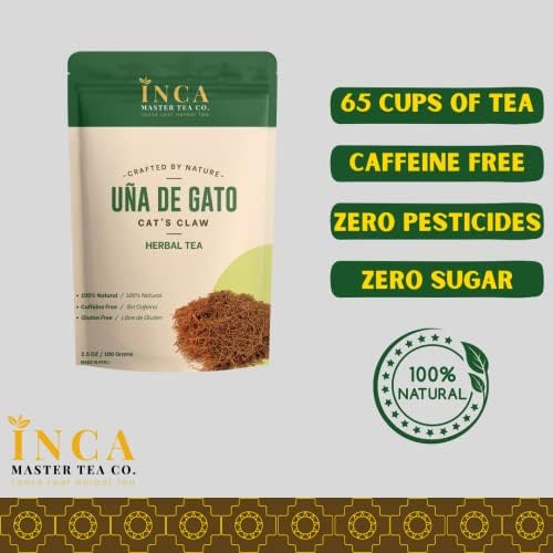 Uña de Gato – Cat’s Claw Bark (Uncaria tomentosa) from the Peruvian Amazon - Cut & Sifted Fine Bark - Traditional Amazonian Herbal Tea for Immune Support, Natural Antioxidant, Sustainably Sourced