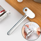 2pcs Metal Tube Toothpaste Squeezer Key, Manual Toothpaste Holder & Cream Roller Dispenser for Hair Dye & Cosmetics, Refillable Toothpaste Extraction, Bathroom Gadgets Accessory & Tool