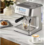 CASABREWS Ultra Espresso Machine with LCD Display, Espresso Maker with Powerful Milk Frother, Customizable Brewing Temperature, Provides Barista-Level Lattes and Cappuccinos, Gift for Men & Women