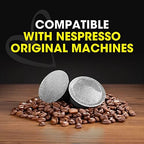 Italian Coffee for Espresso Lovers pods compatible with Nespresso Original machines, Italian Expresso capsules (100 Ristretto regular pods, 100 Count (Pack of 1))