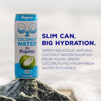 C2O Original Coconut Water, 17.5 Fl Oz (Pack of 12)