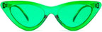 GloFX Green Color Therapy Glasses - Cat Eye Sunglasses - Chromotherapy Migraine Chronic Pain - Green Light Therapy Fashion Glasses