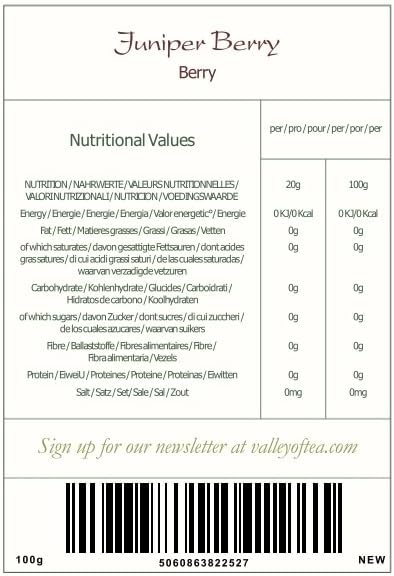 Juniper Whole Berry Organic Tea - Juicy And Large - Carefully Dried Berries - Juniper Berries Tea Juniper Berry Tea Juniper Berries Organic