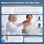 Neck Stretcher Cervical Traction, Adjustable Neck Traction Device, Neck & Shoulder Pain Relief, Neck Brace for Improved Spine Alignment, Used for Home, Office, Outdoor (Black)